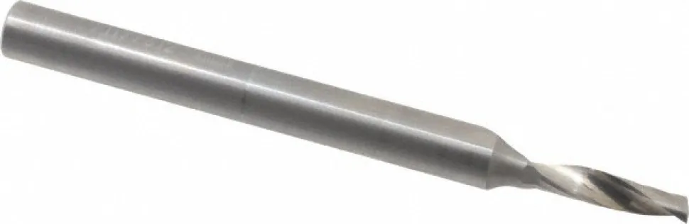 Spiral Router Bit: 5.00 mm Dia, 20.00 mm LOC, 8.00 mm Shank Dia, 1 Flute, Upcut