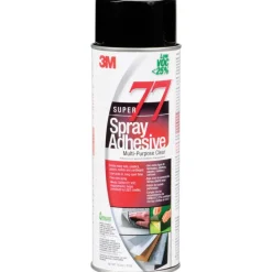 Spray Adhesive: 18 oz Aerosol Can, Clear