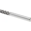 Square End Mill: 1/4" Dia, 3/4" LOC