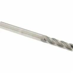 Square End Mill: 1/8" Dia, 1/2" LOC, 4 Flute, Solid Carbide