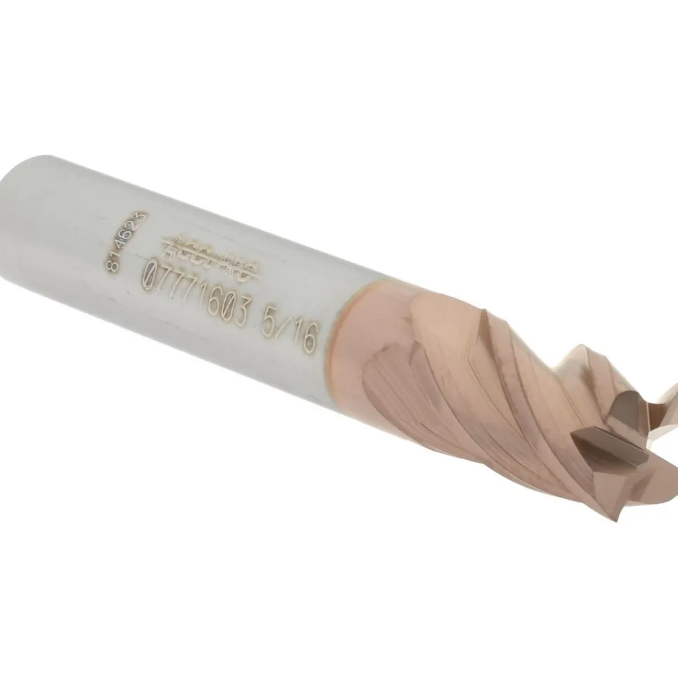 Square End Mill: 5/16" Dia, 1/2" LOC