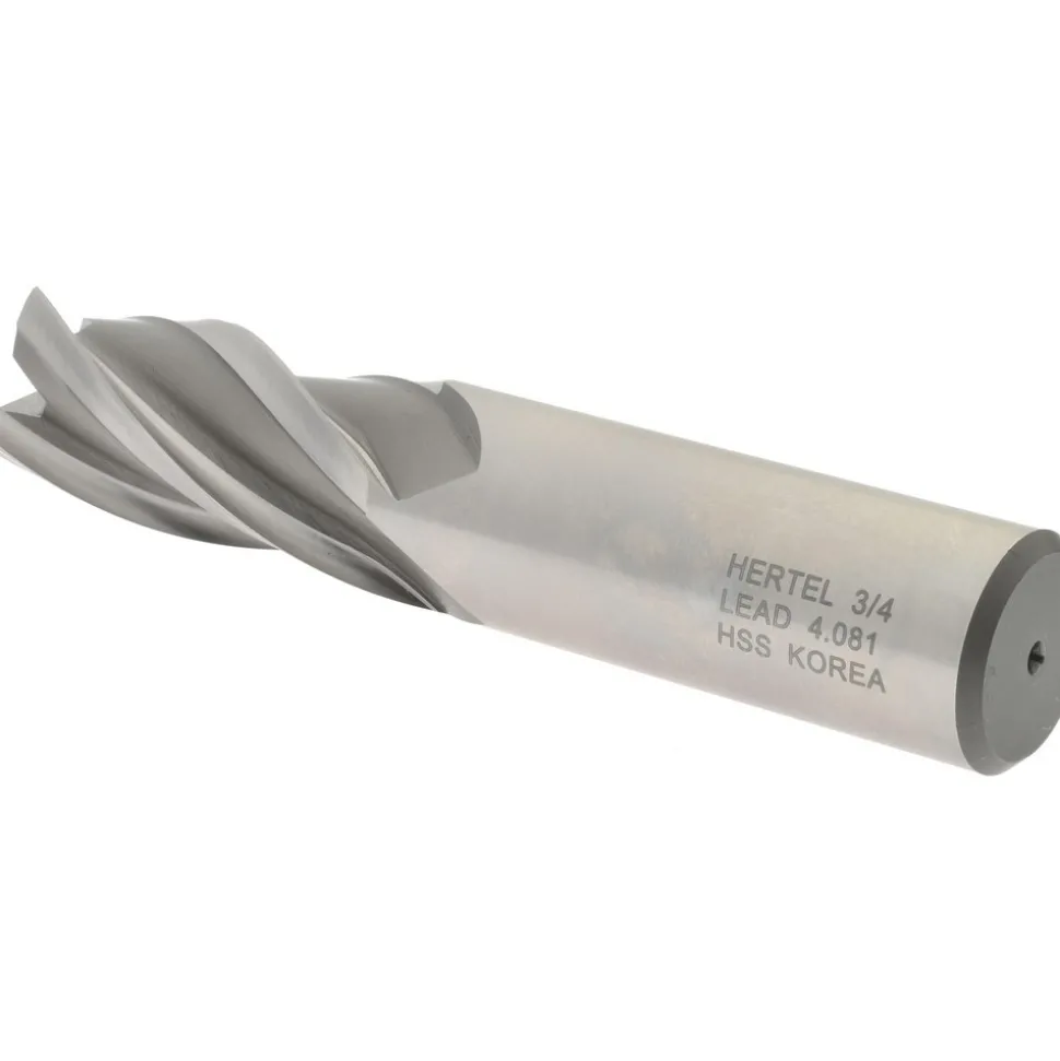 Square End Mill: 3/4" Dia, 1-5/8" LOC