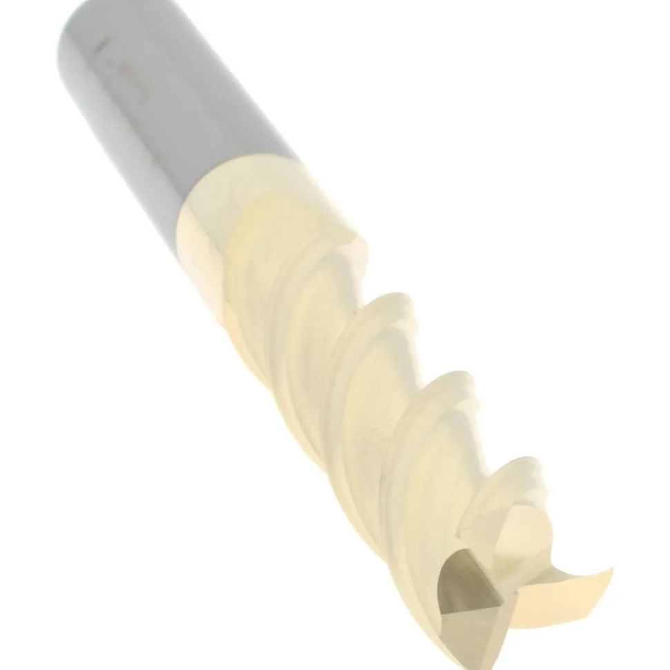 Square End Mill: 3/8" Dia, 1-1/2" LOC