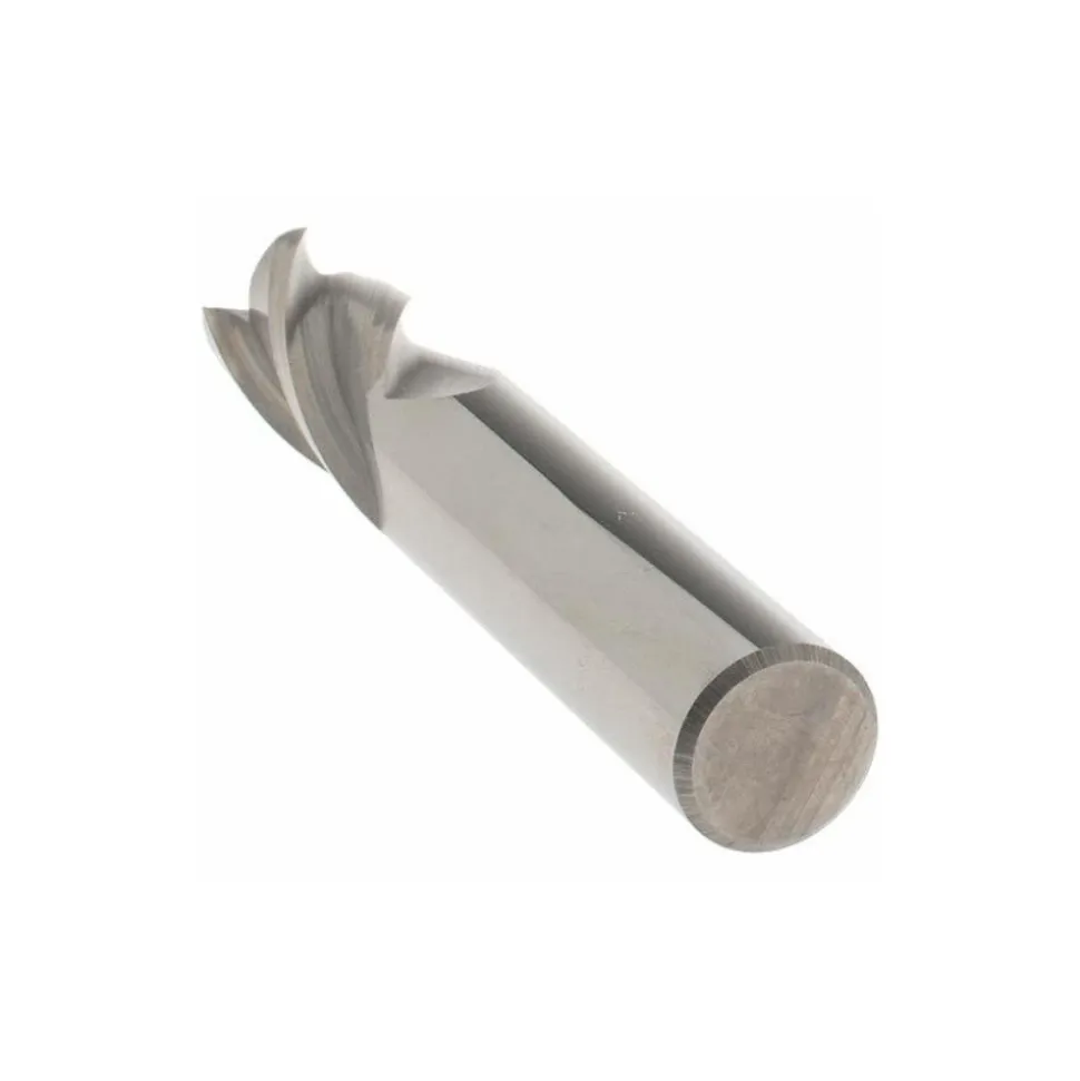 Square End Mill: 1/2" Dia, 1" LOC, 4 Flute, Solid Carbide
