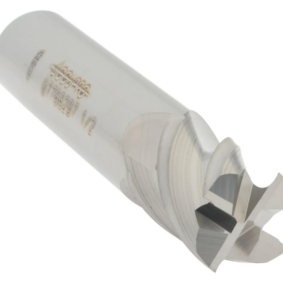 Square End Mill: 1/2" Dia, 5/8" LOC