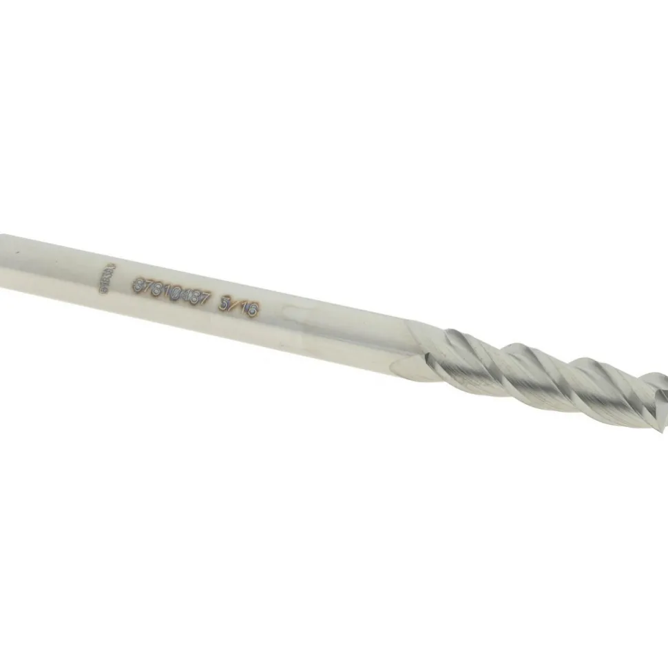 Square End Mill: 3/16" Dia, 3/4" LOC