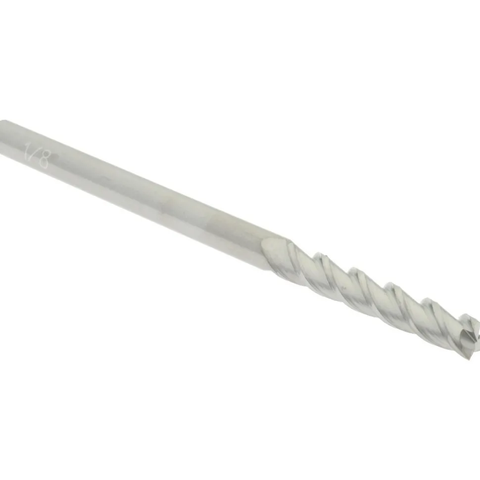 Square End Mill: 1/8" Dia, 3/4" LOC