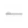 Square End Mill: 3/32" Dia, 3/8" LOC