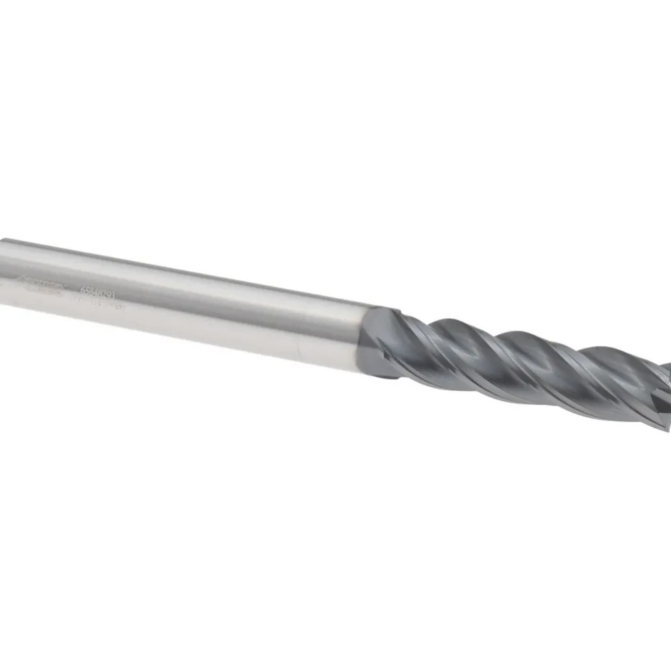 Square End Mill: 3/8" Dia, 1-1/2" LOC
