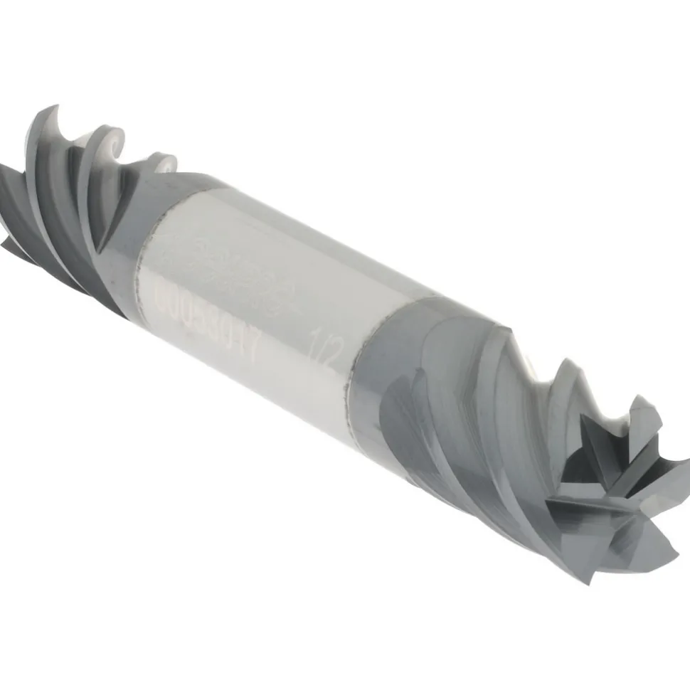 Square End Mill: 1/2" Dia, 5/8" LOC