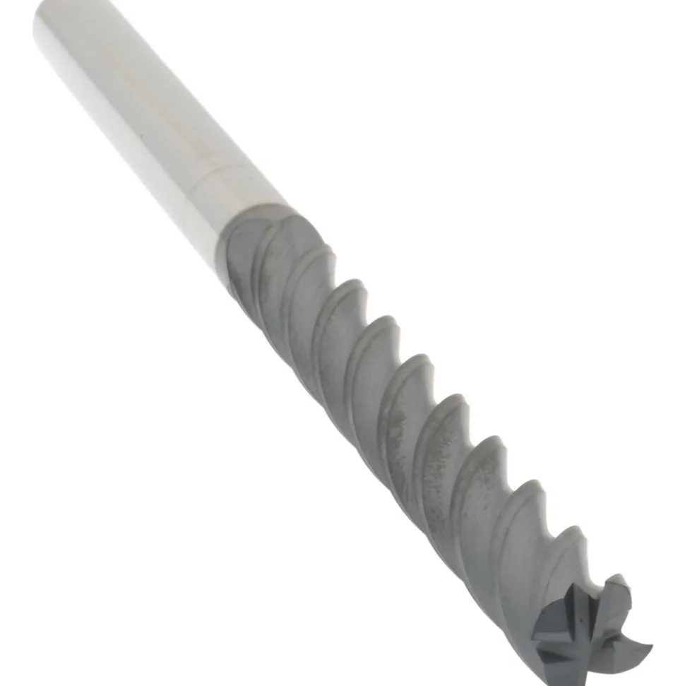 Square End Mill: 3/8" Dia, 3" LOC