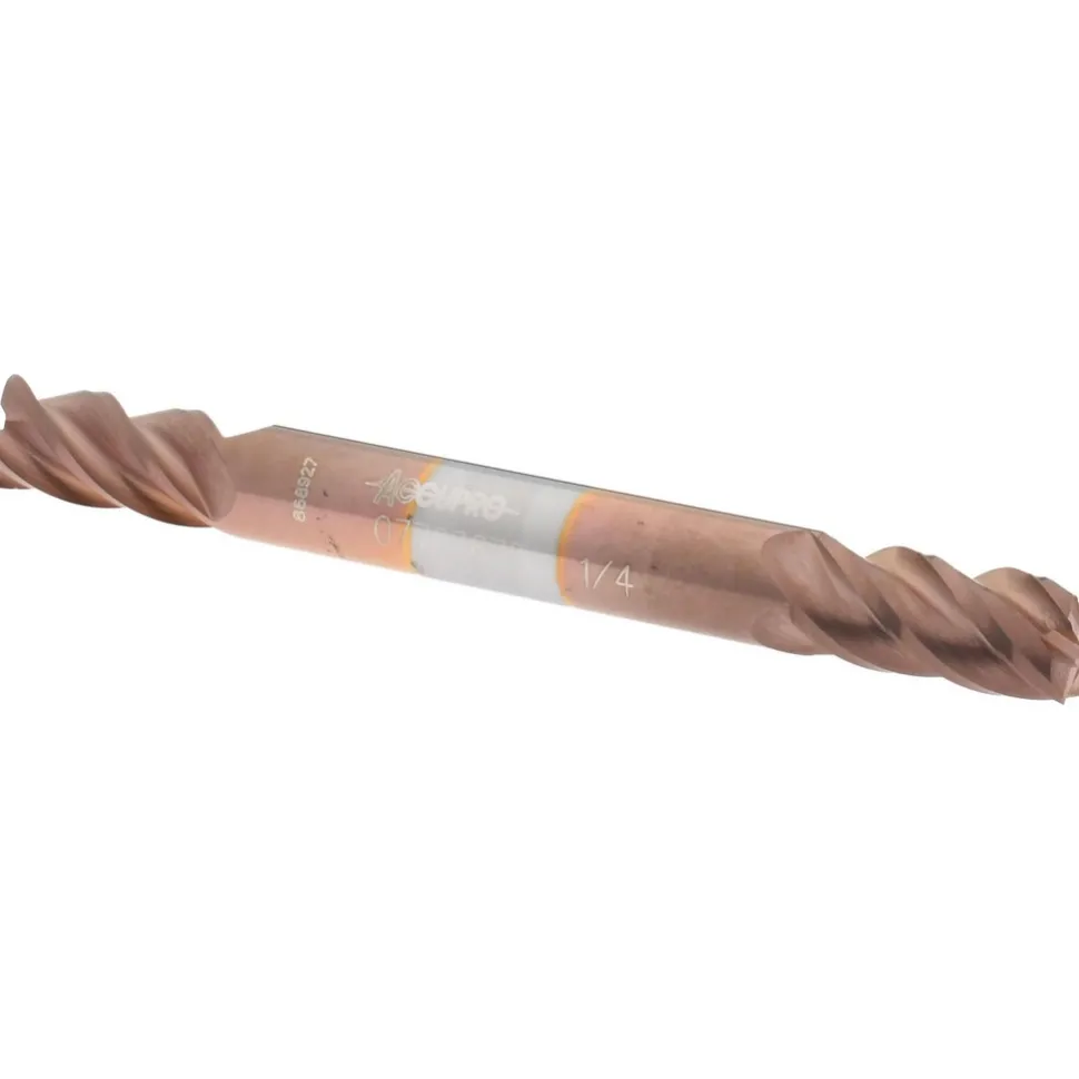 Square End Mill: 1/4" Dia, 1/2" LOC