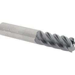 Square End Mill: 1/2" Dia, 1-1/4" LOC