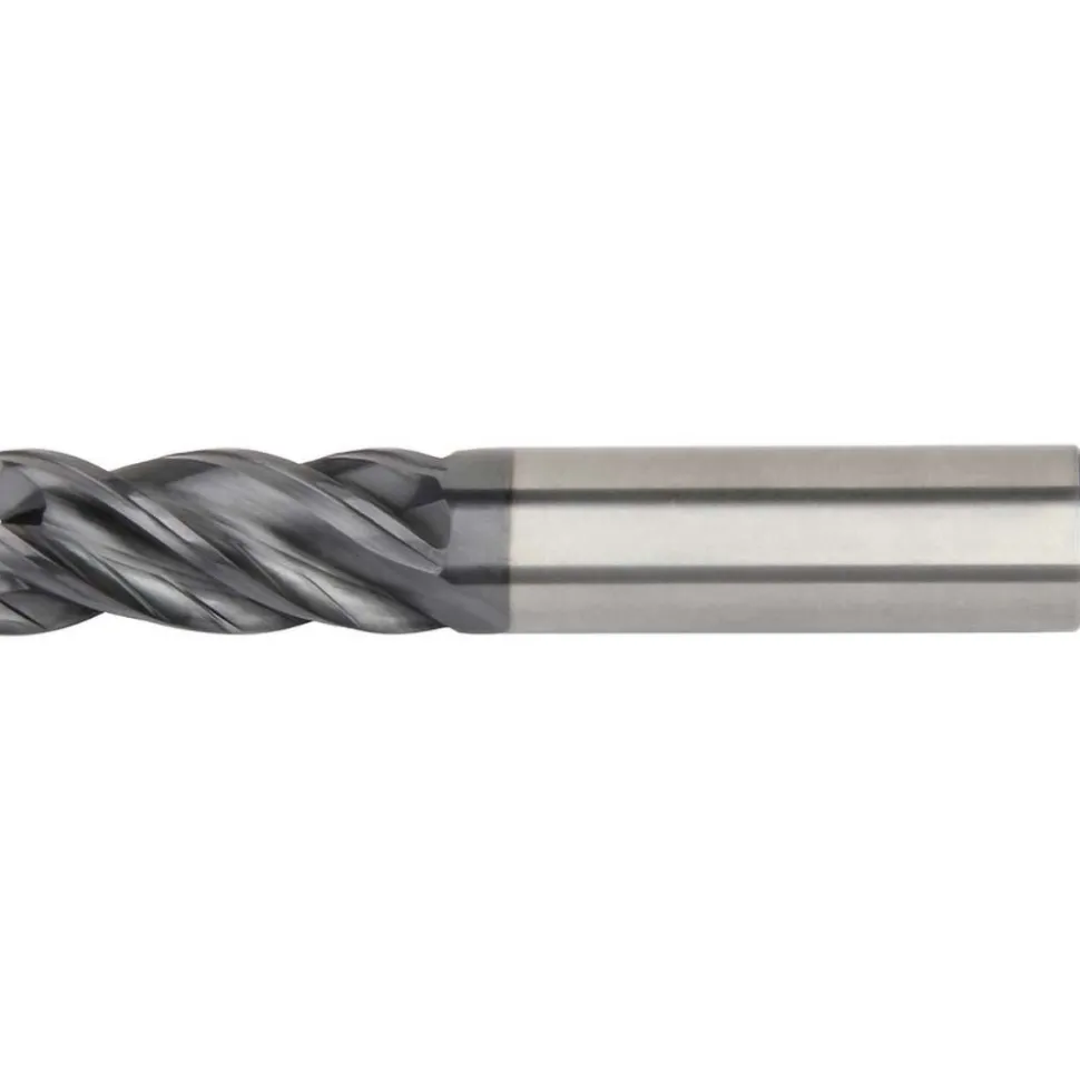 Square End Mill: 1/2" Dia, 1-1/4" LOC