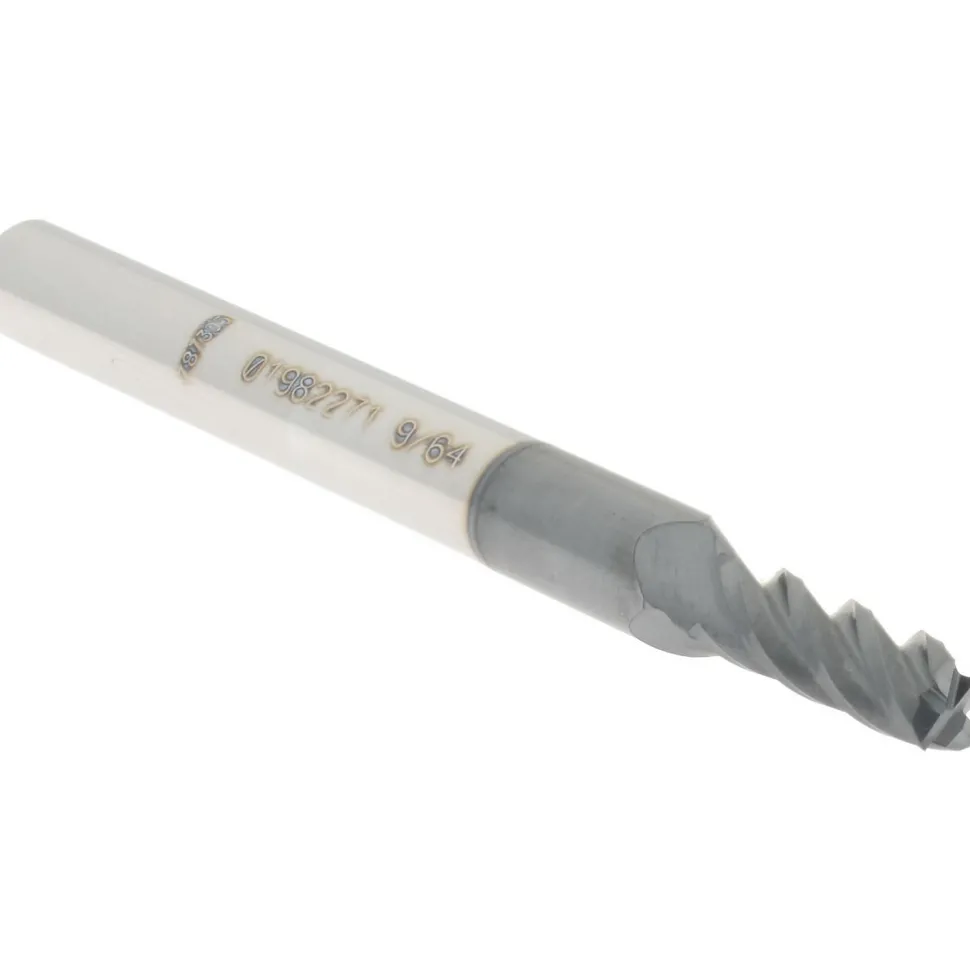 Square End Mill: 9/64" Dia, 3/8" LOC