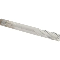 Square End Mill: 1/4" Dia, 3/4" LOC