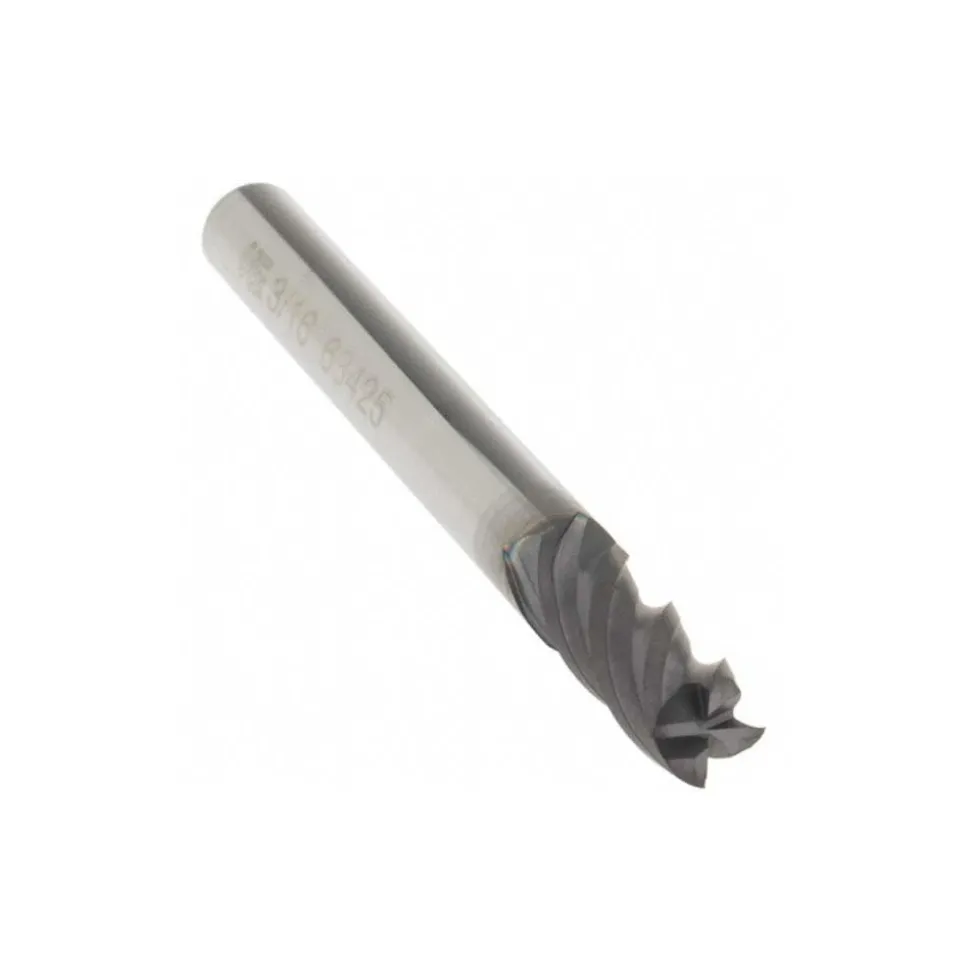 Square End Mill: 3/16" Dia, 7/16" LOC