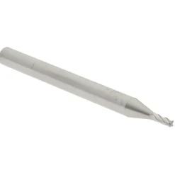 Square End Mill: 0.0469" Dia, 0.1250" LOC, 4 Flute, Solid Carbide