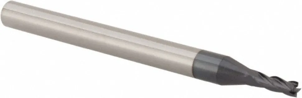 Square End Mill: 0.0625" Dia, 0.1875" LOC