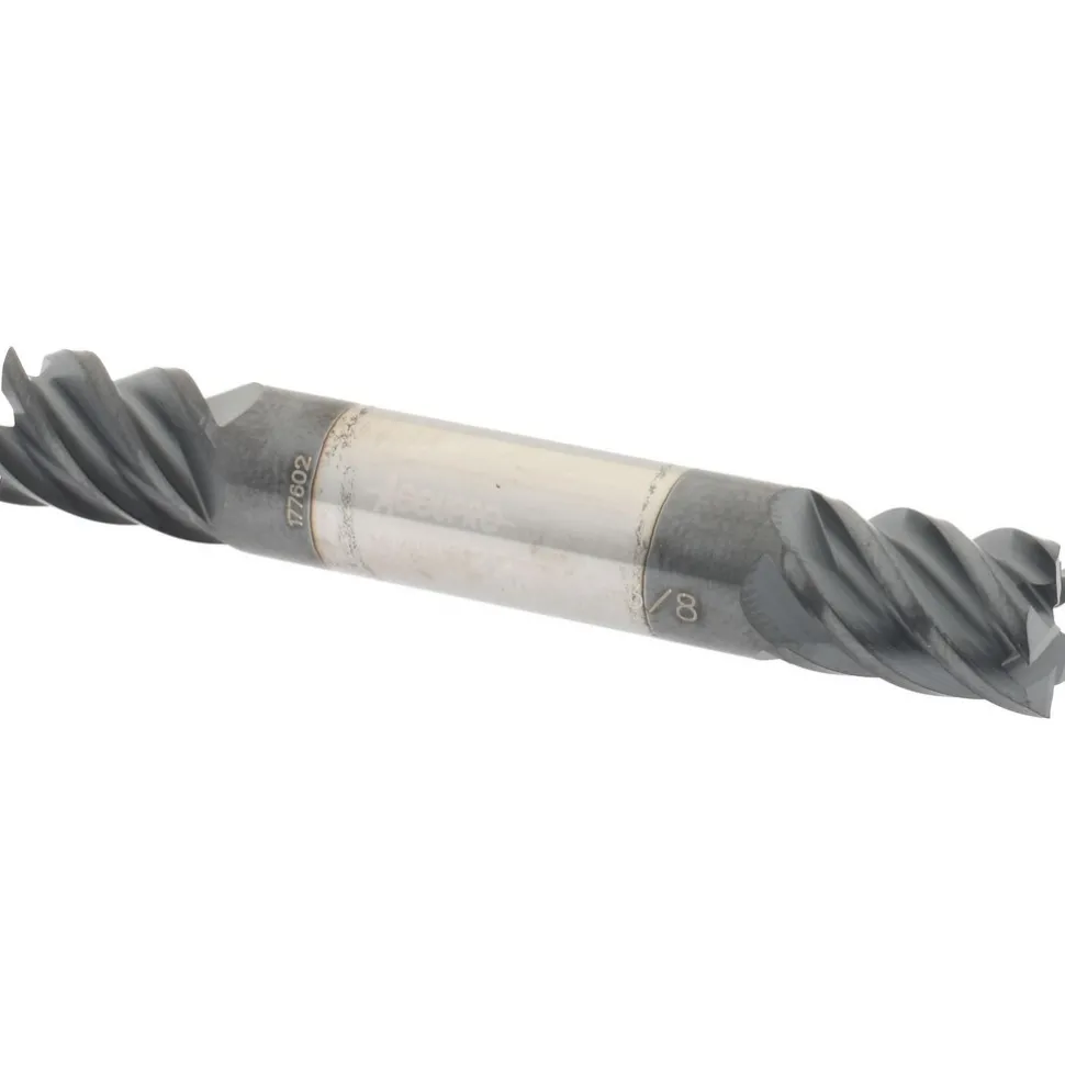 Square End Mill: 3/8" Dia, 1/2" LOC