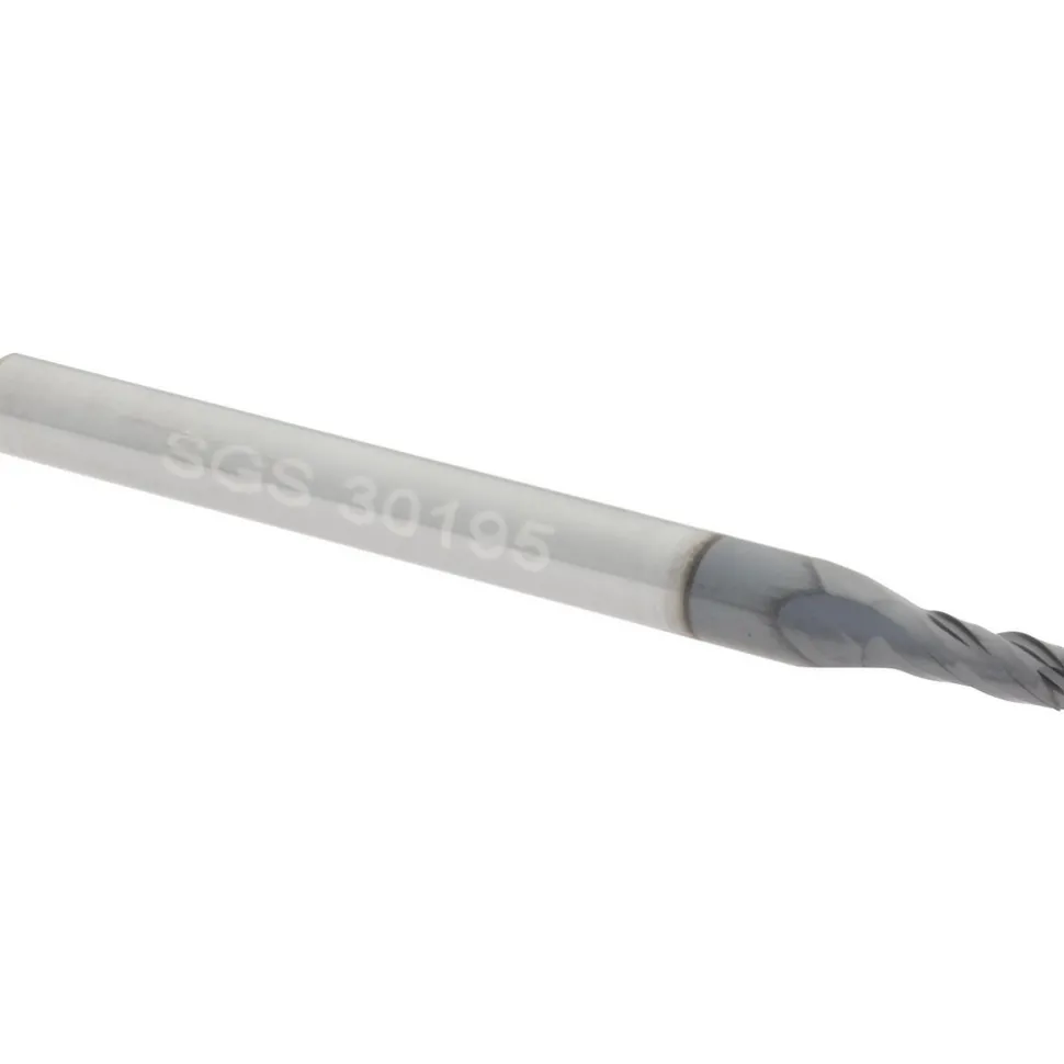 Square End Mill: 0.0781" Dia, 0.1875" LOC