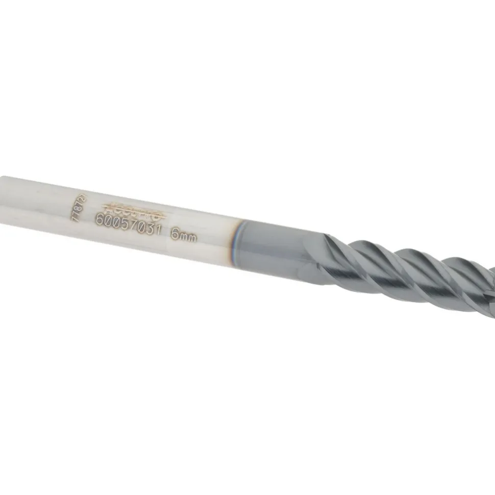 Square End Mill: 6.00 mm Dia, 19.00 mm LOC