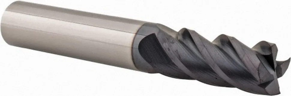 Square End Mill: 3/8" Dia, 7/8" LOC
