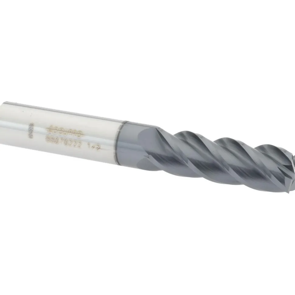 Square End Mill: 1/2" Dia, 1-1/2" LOC