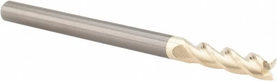 Square End Mill: 1/8" Dia, 1/2" LOC