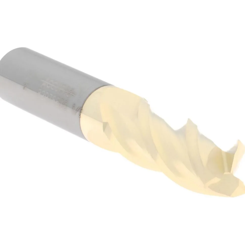 Square End Mill: 1/2" Dia, 1-1/4" LOC