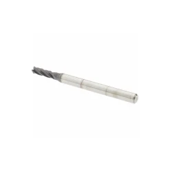 Square End Mill: 3/32" Dia, 5/16" LOC, 4 Flute, Solid Carbide