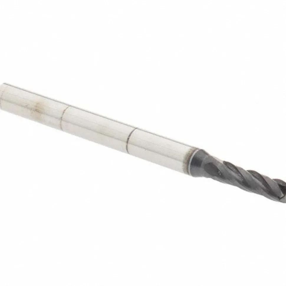 Square End Mill: 3/32" Dia, 5/16" LOC, 4 Flute, Solid Carbide