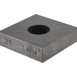 Square Steel Gage Block: 0.25", Grade 0