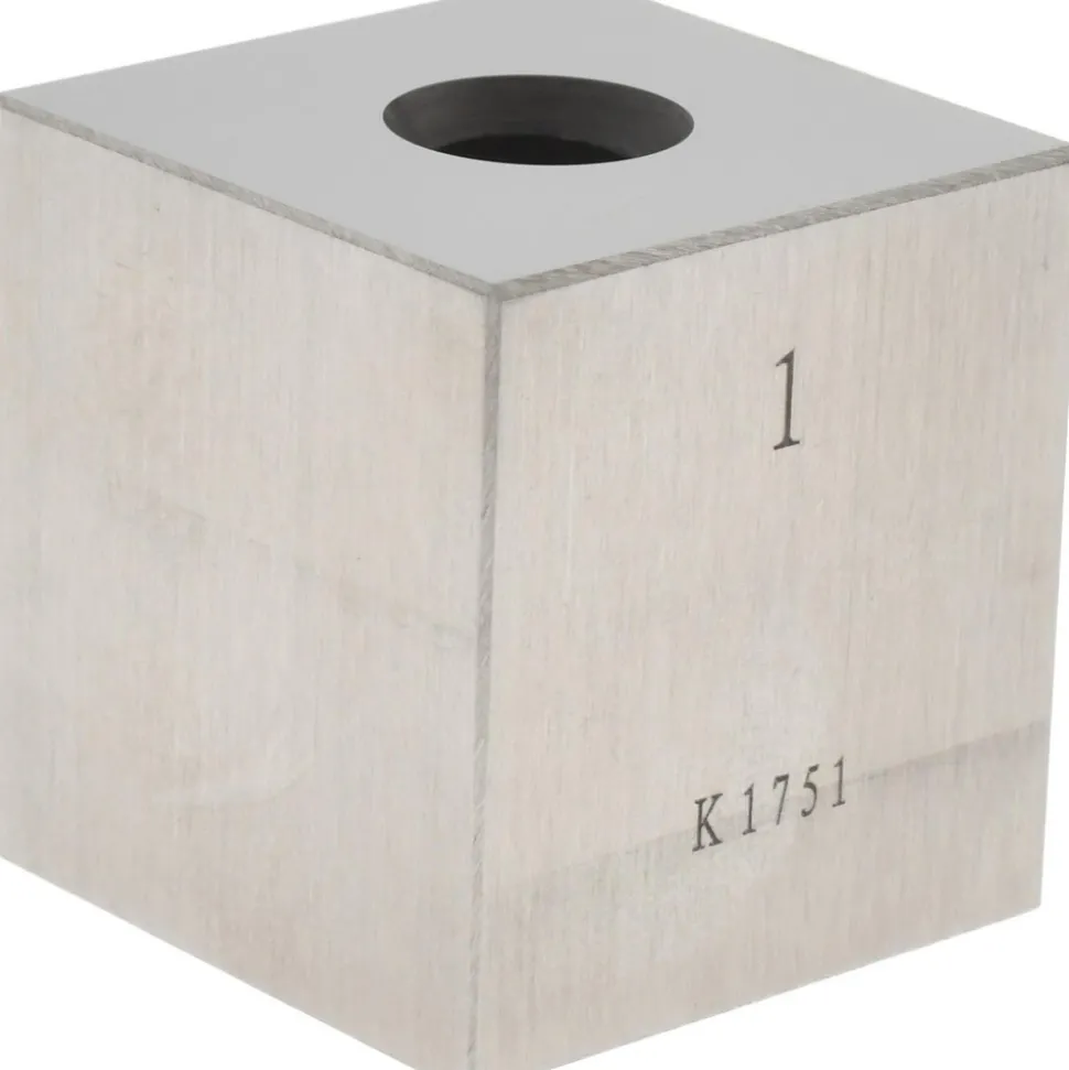 Square Steel Gage Block: 1", Grade 0