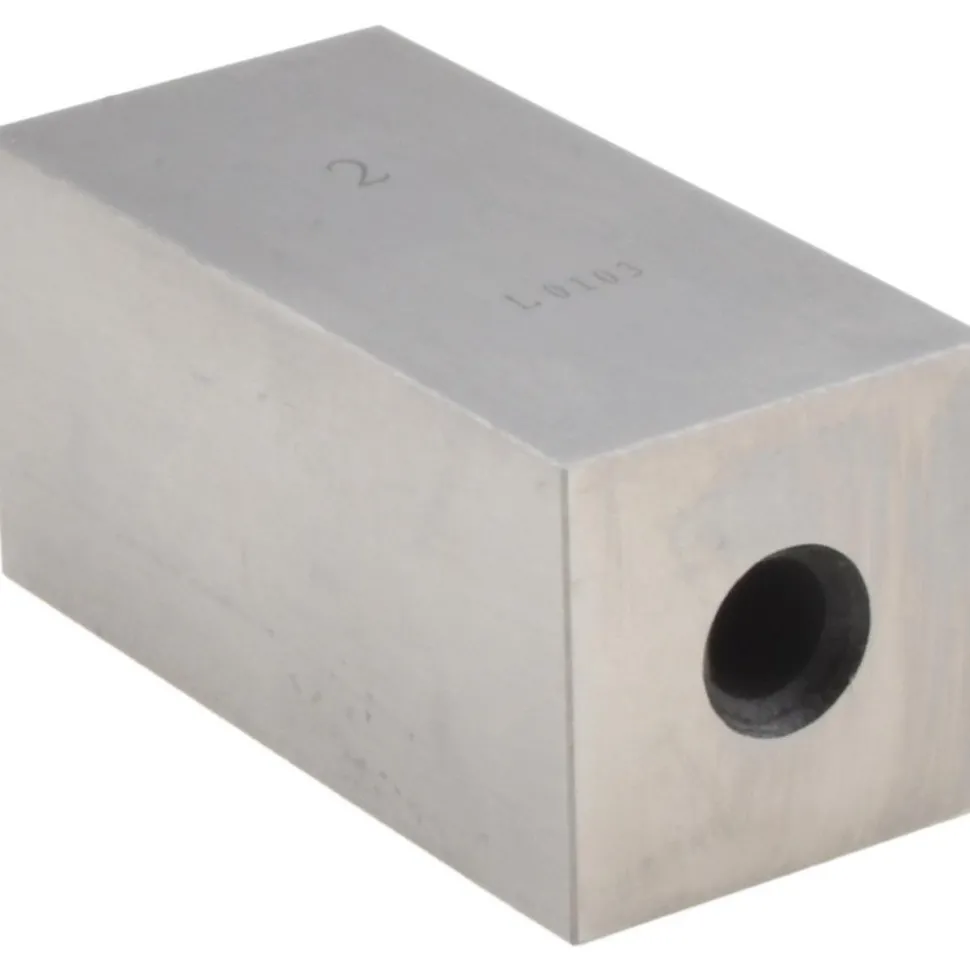 Square Steel Gage Block: 2", Grade 0