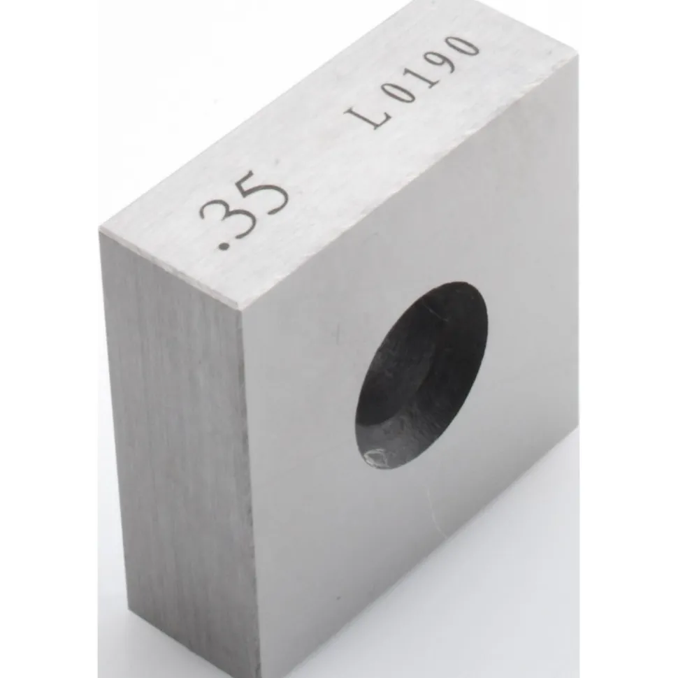 Square Steel Gage Block: 0.35", Grade 0