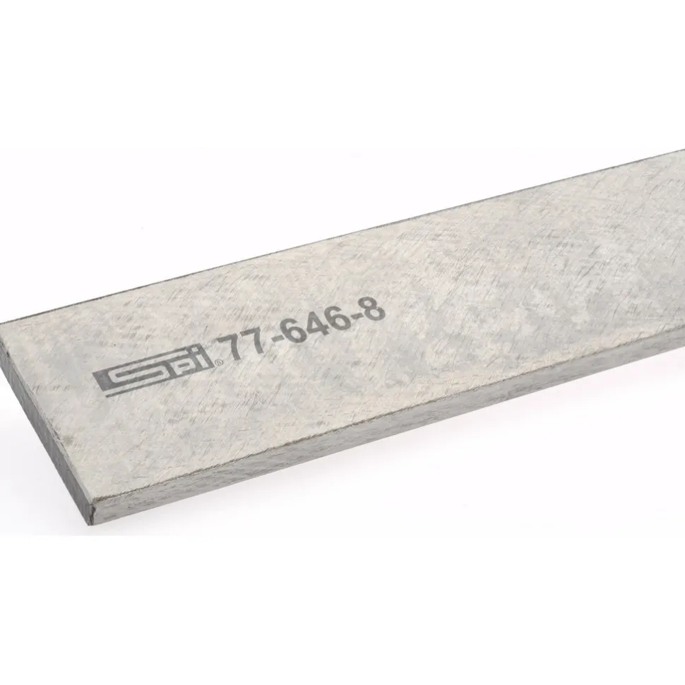 Square Straight Edge: 72" Long, 3-5/32" Wide, 3/8" Thick