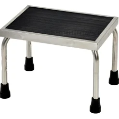 Stainless Steel Foot Stool: 11-1/4 In. x 15 In. x 11 In. 250 Lb. Capacity Silver