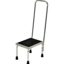 Stainless Steel Foot Stool: 11-1/4 In. x 15 In. x 11 In. 250 Lb. Capacity Silver
