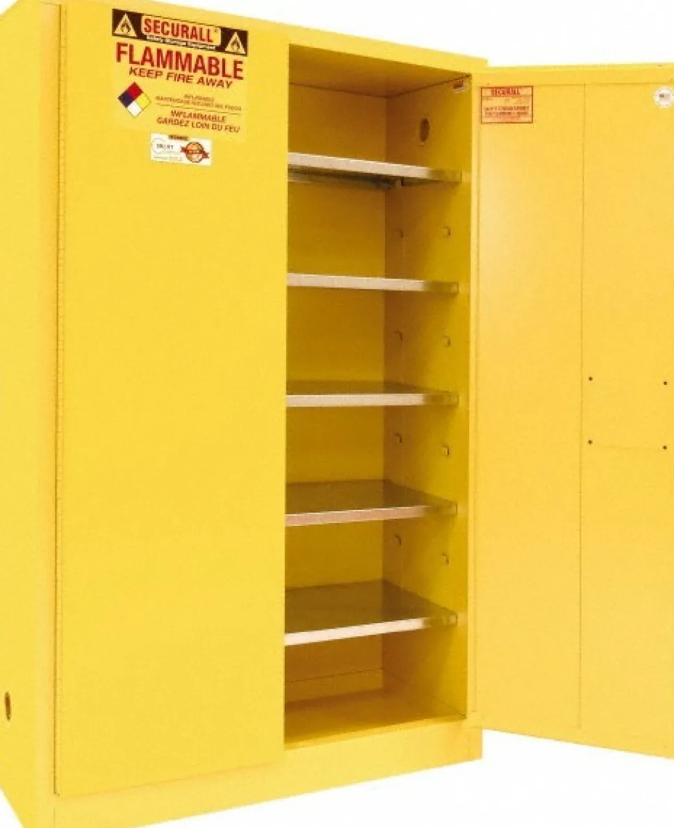 Standard Cabinet: Manual Closing, 5 Shelves, Yellow