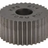 Standard Knurl Wheel: 3/4" Dia, 90 ° Tooth Angle, 14 TPI, Straight, High Speed Steel