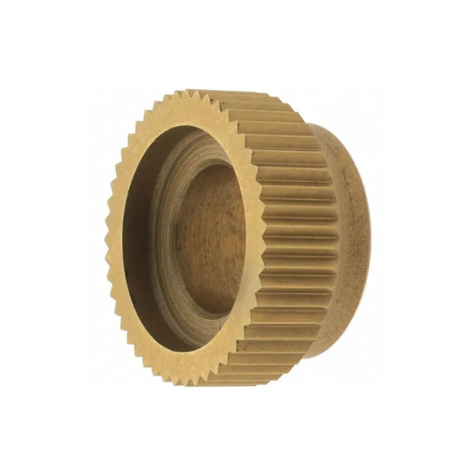 Standard Knurl Wheel: 1/2" Dia, 90 ° Tooth Angle, 30 TPI, Straight, High Speed Steel