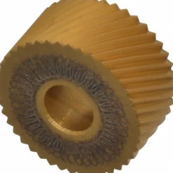 Standard Knurl Wheel: 3/4" Dia, 90 ° Tooth Angle, 20 TPI, Diagonal, High Speed Steel