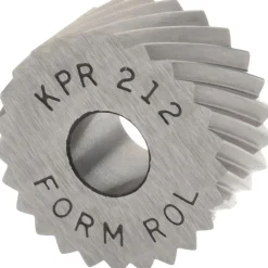 Standard Knurl Wheel: 3/4" Dia, 90 ° Tooth Angle, 12 TPI, Diagonal, High Speed Steel