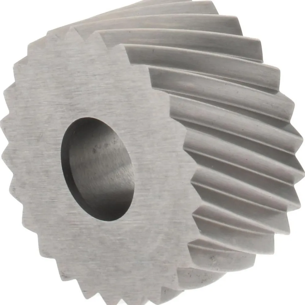 Standard Knurl Wheel: 3/4" Dia, 90 ° Tooth Angle, 12 TPI, Diagonal, High Speed Steel