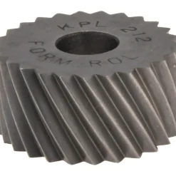 Standard Knurl Wheel: 3/4" Dia, 90 ° Tooth Angle, 12 TPI, Diagonal, High Speed Steel