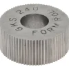 Standard Knurl Wheel: 5/8" Dia, 90 ° Tooth Angle, 40 TPI, Straight, High Speed Steel