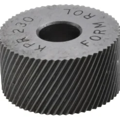 Standard Knurl Wheel: 3/4" Dia, 90 ° Tooth Angle, 30 TPI, Diagonal, High Speed Steel