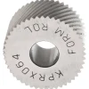 Standard Knurl Wheel: 3/4" Dia, 80 ° Tooth Angle, Diagonal, Cobalt
