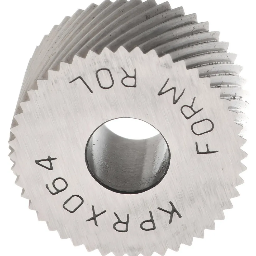 Standard Knurl Wheel: 3/4" Dia, 80 ° Tooth Angle, Diagonal, Cobalt
